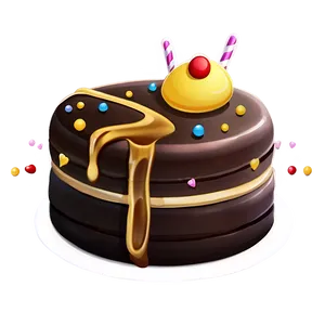 Cartoon Cake Emoji Png Qxa15 PNG Image