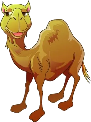 Cartoon Camel Smiling.png PNG Image