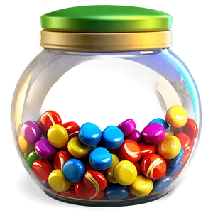 Cartoon Candy Jar Png Mbp89 PNG Image