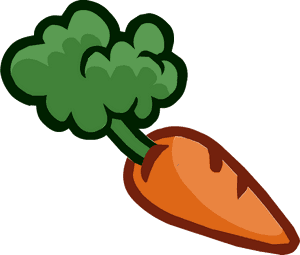 Cartoon Carrot Illustration PNG image with transparent background