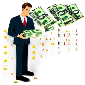 Cartoon Cash Flow Png Pmm89 PNG Image