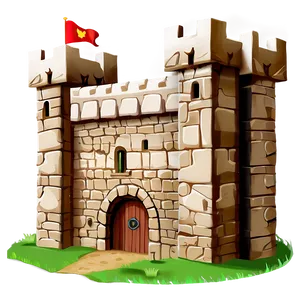 Cartoon Castle Under Siege Png 80 PNG Image