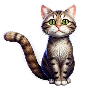 Cartoon Cat Clipart Png 2 PNG Image