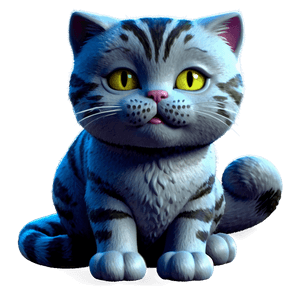 Cartoon Cat PNG hed PNG
