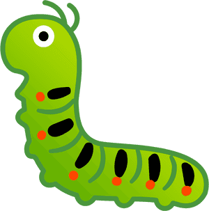 Transparent Caterpillar Clipart - 🐛 Emoji, HD Png Download PNG with transparent background