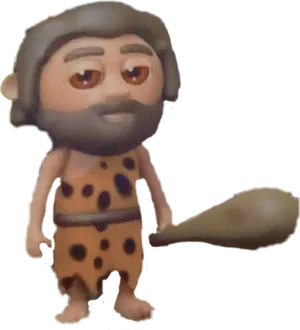 Cartoon Cavemanwith Club.png PNG Image