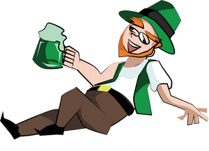 Transparent Leprechaun Clipart - Drunk Png, Png Download PNG image with transparent background
