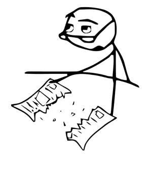Cartoon Cereal Spillage PNG image with transparent background