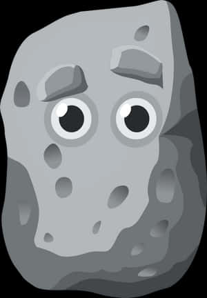 Cartoon Character Rock Illustration PNG with transparent background