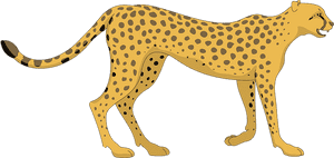 Cartoon Cheetah Transparent Background, HD Png Download PNG image with transparent background