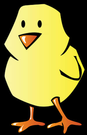 Cartoon Chick Illustration PNG image with transparent background