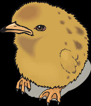 Cartoon Chick Illustration PNG