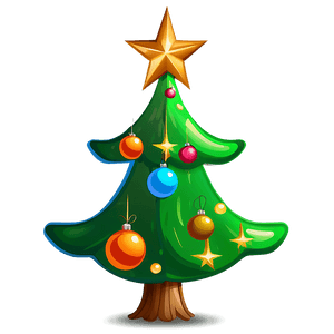 Cartoon Christmas Tree PNG rjd PNG image with transparent background