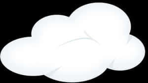 Cartoon Cloud Graphic PNG image with transparent background
