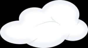 Cartoon Cloud Graphic PNG image with transparent background