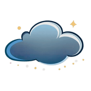 Cartoon Cloud PNG whf PNG