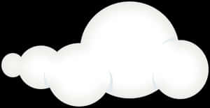 Cartoon Cloud Vector Illustration PNG with transparent background