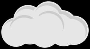 Cartoon Cloud Vector Illustration PNG image with transparent background