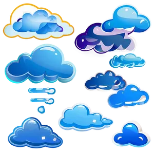 Cartoon Cloud Vector Png Eeo PNG Image