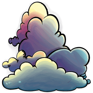 Cartoon Clouds PNG gmo PNG image with transparent background