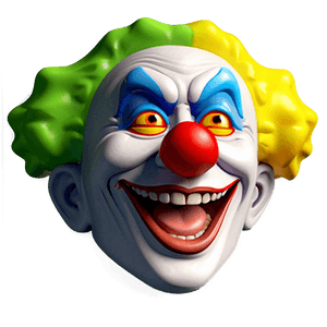 Cartoon Clown Emoji PNG 05252024 PNG image with transparent background