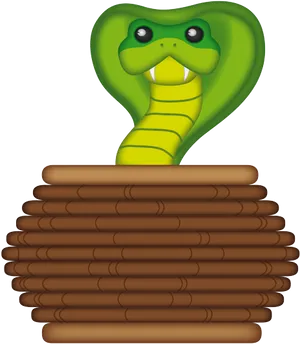 Cartoon Cobrain Basket PNG Image