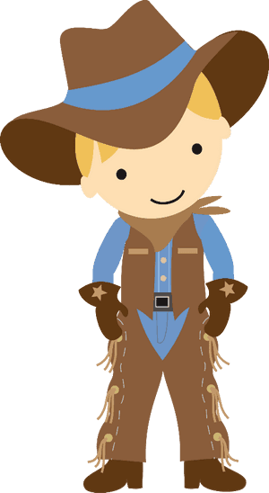 Cartoon Cowboy Character PNG image with transparent background