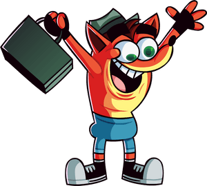 Cartoon Crash Bandicoot, HD Png Download PNG image with transparent background