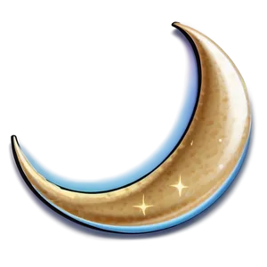 Cartoon Crescent Moon Png Xew93 PNG Image