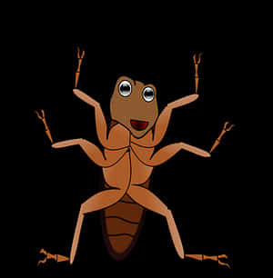 Cartoon Cricket Character PNG image with transparent background
