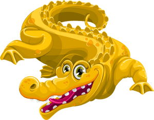 Vines Swirl Png Transparent Image - Head Crocodile Vector, Png Download PNG image with transparent background