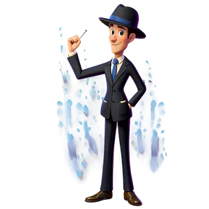 Cartoon Detective Png Ijv79 PNG Image