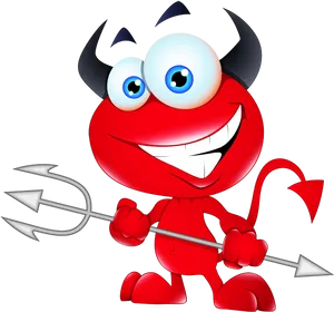 Cartoon Devil Character PNG Image