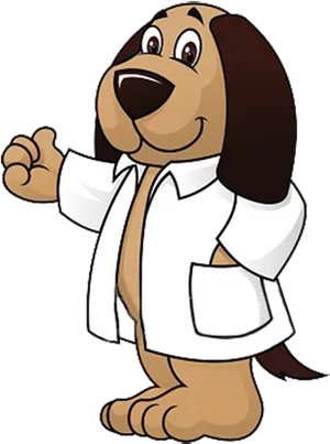 Cartoon Dog Doctor Clipart PNG Image