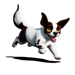 Cartoon Dog Running Png Iwf40 PNG Image