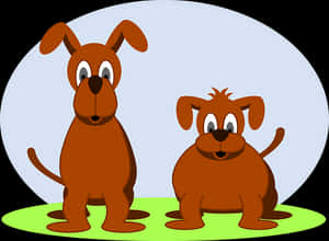 Cartoon Dogs Friends PNG image with transparent background