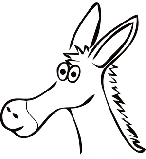 Donkey Clipart Free Co - Donkey Head Clipart, HD Png Download PNG image with transparent background
