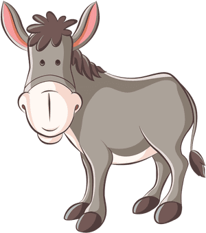 Donkey, Ass, Animation, Animal - Donkey Clipart Png, Transparent Png PNG image with transparent background