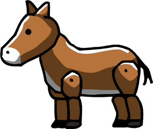 Scribblenauts Donkey, HD Png Download PNG image with transparent background
