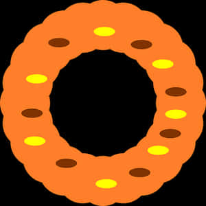 Cartoon Donut Illustration PNG image with transparent background