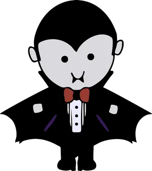 Cartoon Dracula Character PNG Image