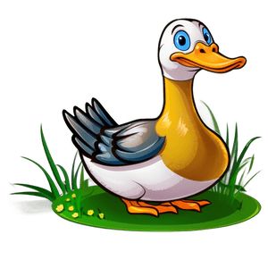 Cartoon Duck PNG 05032024 PNG image with transparent background