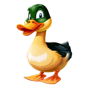 Cartoon Duck PNG pkw PNG image with transparent background
