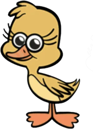 Cartoon Duckling Glasses.png PNG Image