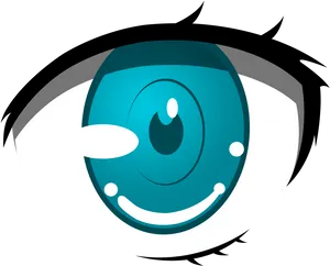 Cartoon Eye Graphic PNG Image