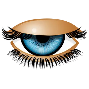 Cartoon Eyelashes Clipart Png Mhg PNG Image