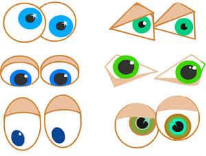 Cartoon Eyes Collection.jpg PNG image with transparent background