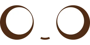 Cartoon Eyesand Mouth Vector PNG Image