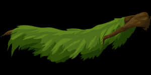 Cartoon Fallen Tree Branch PNG image with transparent background