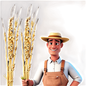 Cartoon Farmer PNG bfh52 PNG image with transparent background